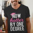 Now Hotter By One Degree Graduation T-Shirt Men's V-Neck T-Shirt