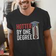 Hotter By One Degree Phd MBA College Graduation Men's V-Neck T-Shirt