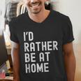 I'd Rather Be At Home Antisocial Introvert Tee Men's V-Neck T-Shirt I'd Rather Be At Home Antisocial Introvert Tee Men's V-Neck T-Shirt