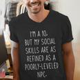 I'm a 10 Meme For Introvert Gaming Lover Husband Men's V-Neck T-Shirt I'm a 10 Meme For Introvert Gaming Lover Husband Men's V-Neck T-Shirt