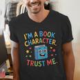 I'm a Book Character Costumes For Kids Storybook Character Men's V-Neck T-Shirt I'm a Book Character Costumes For Kids Storybook Character Men's V-Neck T-Shirt