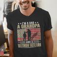 I'm A Dad a Grandpa And a Vietnam Veteran Men's V-Neck T-Shirt