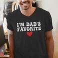 I'm Dad's Favorite Sarcastic Father's Day Men's V-Neck T-Shirt