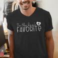I'm The Dog's Favorite Cute Dog Mom Dad Pet Lover Men Women Kids Men's V-Neck T-Shirt