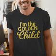 I'm The Golden Child For MomDad's Favorite Child T-Shirt Men's V-Neck T-Shirt