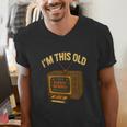 I'm This Old Please Rewind 80s 90s Nostalgia VHS VCR Men's V-Neck T-Shirt
