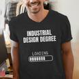 Industrial Degree Loading Student Graduation Men's V-Neck T-Shirt
