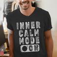 Inner Calm Mode On Introvert Saying Men's V-Neck T-Shirt Inner Calm Mode On Introvert Saying Men's V-Neck T-Shirt