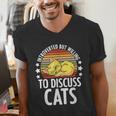 Introvert Cat Kitten Quote For Feline Whisperer Men's V-Neck T-Shirt Introvert Cat Kitten Quote For Feline Whisperer Men's V-Neck T-Shirt