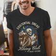Introvert Hiking Club Antisocial Overthinking Anxiety Men's V-Neck T-Shirt Introvert Hiking Club Antisocial Overthinking Anxiety Men's V-Neck T-Shirt
