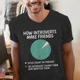 Introvert Introverted Person Awkward Introverts Dog Lover Men's V-Neck T-Shirt Introvert Introverted Person Awkward Introverts Dog Lover Men's V-Neck T-Shirt