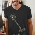 Introvert Metal Detector Hobbyist Quiet Detectorist Men's V-Neck T-Shirt Introvert Metal Detector Hobbyist Quiet Detectorist Men's V-Neck T-Shirt