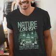 Introvert Nature Lover Introverted Forest Lover & Tree Men's V-Neck T-Shirt Introvert Nature Lover Introverted Forest Lover & Tree Men's V-Neck T-Shirt