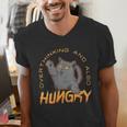 Introvert Overthinking Hungry Sarcastic Overthinker Men's V-Neck T-Shirt