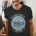 Introvert Too Peopley Anti-Social Shy Person Men's V-Neck T-Shirt Introvert Too Peopley Anti-Social Shy Person Men's V-Neck T-Shirt