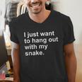 Introvert Pet Snake Owner Men's V-Neck T-Shirt