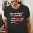 Introvert Quote With Backwards I'm Different Men's V-Neck T-Shirt