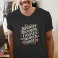 Introvert Recharging I Peopled Too Much Today Men's V-Neck T-Shirt Introvert Recharging I Peopled Too Much Today Men's V-Neck T-Shirt