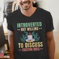 Introvert Saying Antisocial Sarcasm Introverts Men's V-Neck T-Shirt