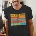 Introvert Stop Being Afraid Of Silence Just Awkward Men's V-Neck T-Shirt