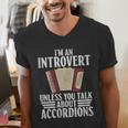 Im An Introvert Unless You Talk About Accordions Men's V-Neck T-Shirt Im An Introvert Unless You Talk About Accordions Men's V-Neck T-Shirt