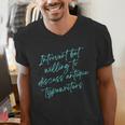 Introvert But Willing To Discuss Antique Typewriters Men's V-Neck T-Shirt