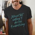 Introvert But Willing To Discuss Birdwatching Men's V-Neck T-Shirt