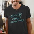 Introvert But Willing To Discuss Coding Men's V-Neck T-Shirt Introvert But Willing To Discuss Coding Men's V-Neck T-Shirt