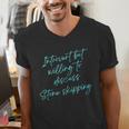 Introvert But Willing To Discuss Stone Skipping Men's V-Neck T-Shirt Introvert But Willing To Discuss Stone Skipping Men's V-Neck T-Shirt