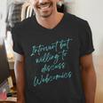 Introvert But Willing To Discuss Webcomics Men's V-Neck T-Shirt