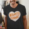 Introverted Extrovert People Hater Calm Peace Lover Men's V-Neck T-Shirt Introverted Extrovert People Hater Calm Peace Lover Men's V-Neck T-Shirt