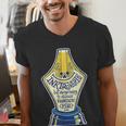 Introverted Fountain Pen Enthusiast Smiling Face Men's V-Neck T-Shirt Introverted Fountain Pen Enthusiast Smiling Face Men's V-Neck T-Shirt