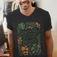 Introverted But Willing To Discuss Plants Botanical Men's V-Neck T-Shirt Introverted But Willing To Discuss Plants Botanical Men's V-Neck T-Shirt