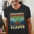 Introverted But Willing To Discuss Plants Men's V-Neck T-Shirt