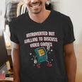 Introverted But Willing To Discuss Video Games Introvert Men's V-Neck T-Shirt Introverted But Willing To Discuss Video Games Introvert Men's V-Neck T-Shirt