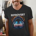 Introvert's Best Friend Noise-Canceling Headphones Men's V-Neck T-Shirt