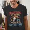 Introvert's Scouting Passion Men's V-Neck T-Shirt Introvert's Scouting Passion Men's V-Neck T-Shirt