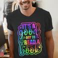 Its A Good Day To Read Book Kids Boys Girls Reading Graphic Men's V-Neck T-Shirt
