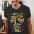 It's My Graduation Cruise 2025 Summer Cruise Seniors Trip Men's V-Neck T-Shirt