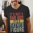 It's Not A Dad Bod It's A Father Figure Retro VintageShort Sleeve Men's V-Neck T-Shirt