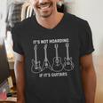 It’s Not Hoarding If It’s Guitars Gifts Men And Dad Grandpa Men's V-Neck T-Shirt It’s Not Hoarding If It’s Guitars Gifts Men And Dad Grandpa Men's V-Neck T-Shirt