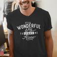 It's A Wonderful Day To Leave Me Alone Introvert Introverted Men's V-Neck T-Shirt It's A Wonderful Day To Leave Me Alone Introvert Introverted Men's V-Neck T-Shirt