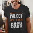 I’VE GOT MY OWN BACK INTROVERT Words On Back Men's V-Neck T-Shirt