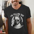 Jesus I'm Telling Dad Jesus Meme Christian & Jesus Men's V-Neck T-Shirt