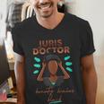 Juris Doctor Beauty Brains Juris Doctorate Graduation Men's V-Neck T-Shirt