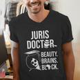 Juris Doctor Of Jurisprudence Law School Graduation Men's V-Neck T-Shirt