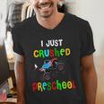 I Just Crushed Preschool Monster Graduation Men's V-Neck T-Shirt