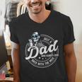 Just A Dad Who Always Came Back With The Milk Men's V-Neck T-Shirt