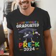 I Just Officially Graduated Pre k Graduation 2024 Pre-K Kids Men's V-Neck T-Shirt