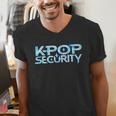 K-Pop Security Mom Dad Kids Birthday Concert Staff Men's V-Neck T-Shirt